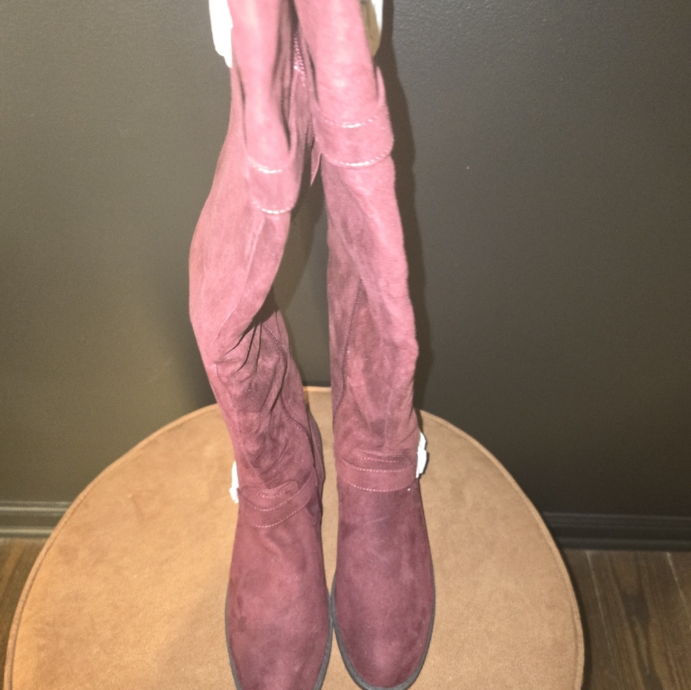 Just Fab size 8 Burgundy - Picture 10 of 10